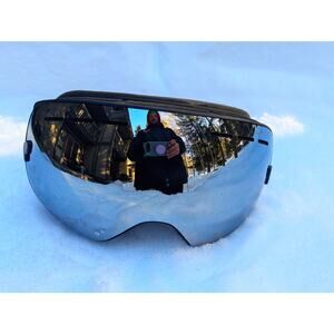 New ELAX Double Layer Anti Fog Lens Ski Goggles Skiing Snowboarding
